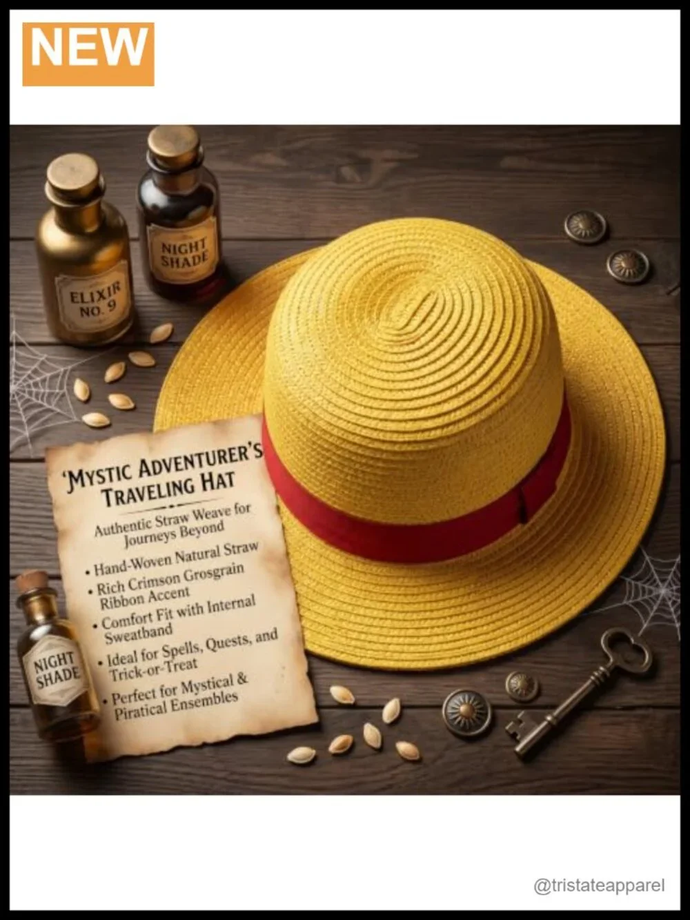 Hand-Woven Straw Sun Hat with Chin String, Wide Brim, Unisex for Beach, Cosplay
